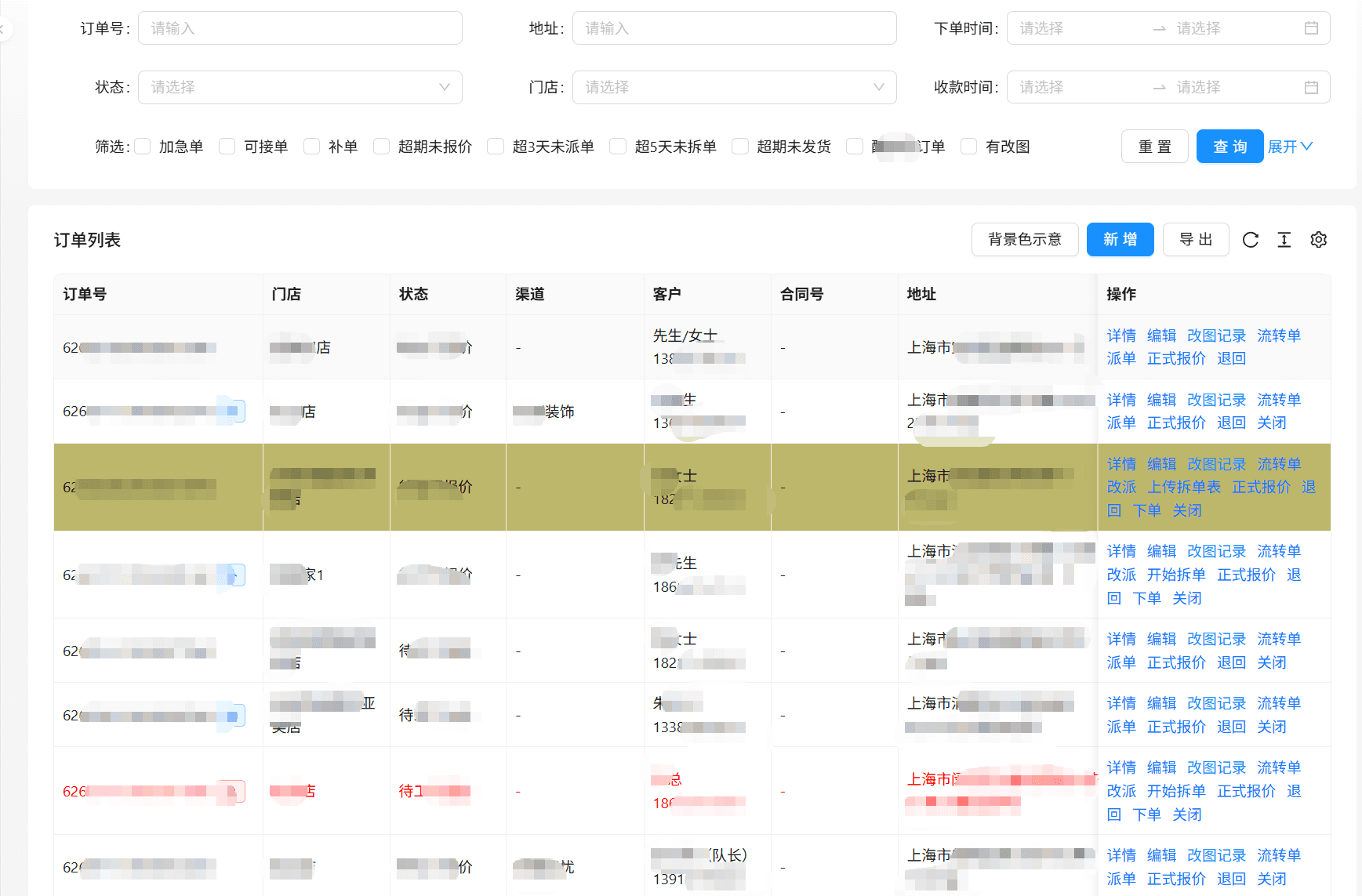 订单全生命周期管理